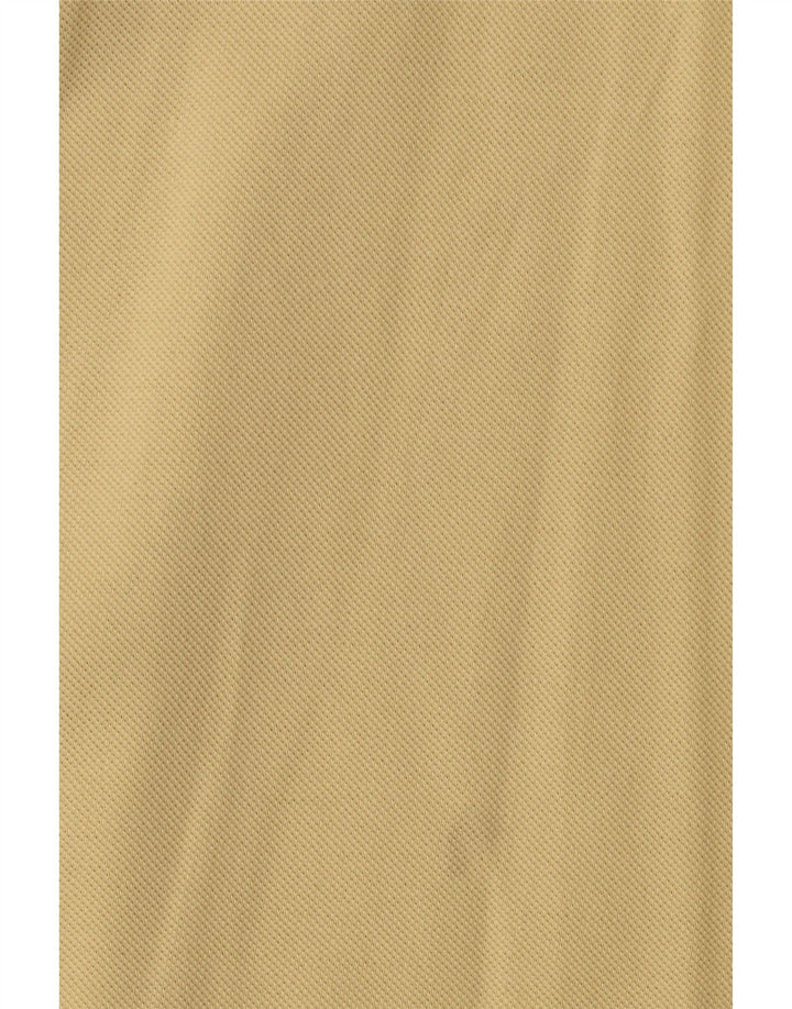 BLAUER Mens Polo Shirt 3XL Yellow Cotton