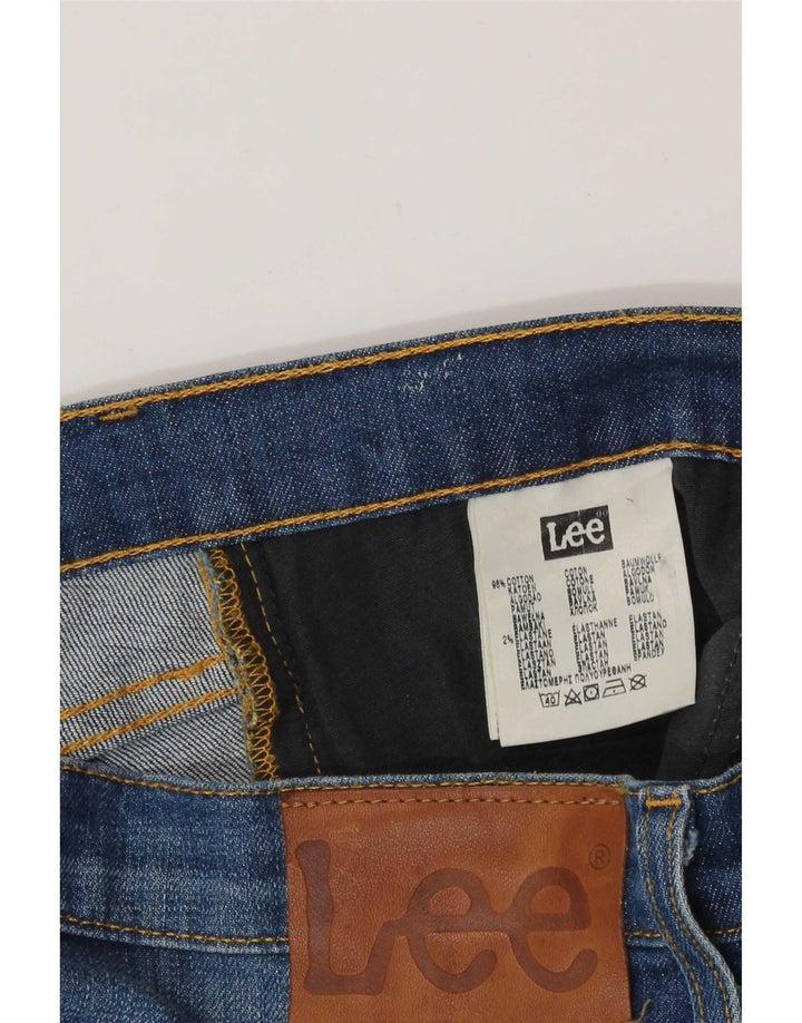 Vaqueros Lee Daren Straight para Hombre W32 L31 Algodón Azul