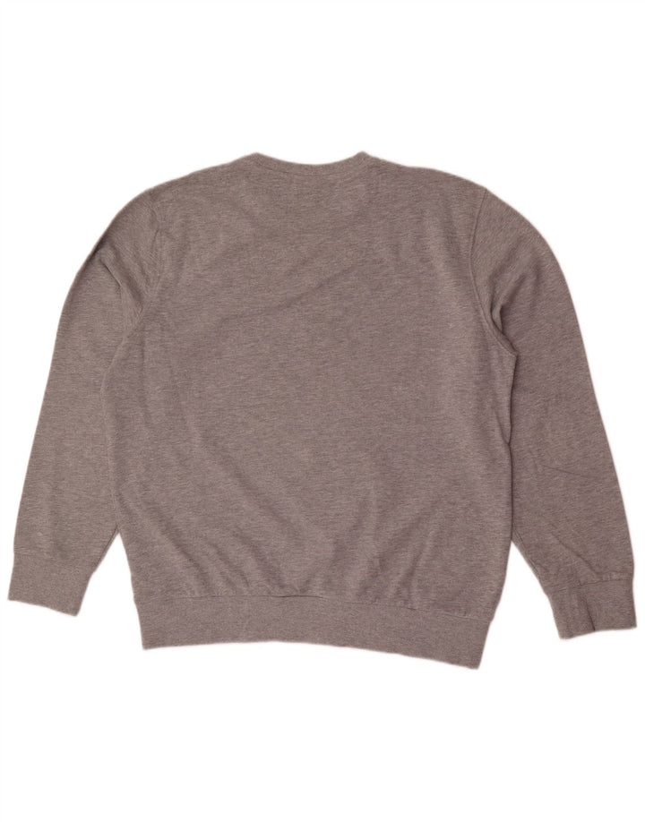 North Sails Hombre Sudadera Jumper Grande Gris Algodón