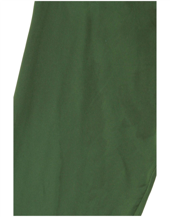 Zara Mujer Camisa Extragrande UK 10 Small Poliéster Verde