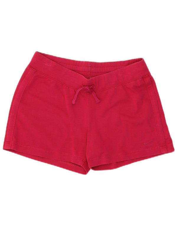 Nike Pantalones cortos deportivos para mujer UK 44 Algodón rosa medio
