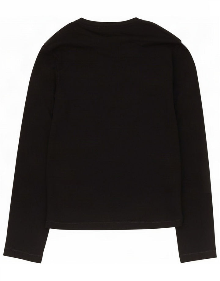 Top para hombre de French Connection, manga larga, algodón negro mediano