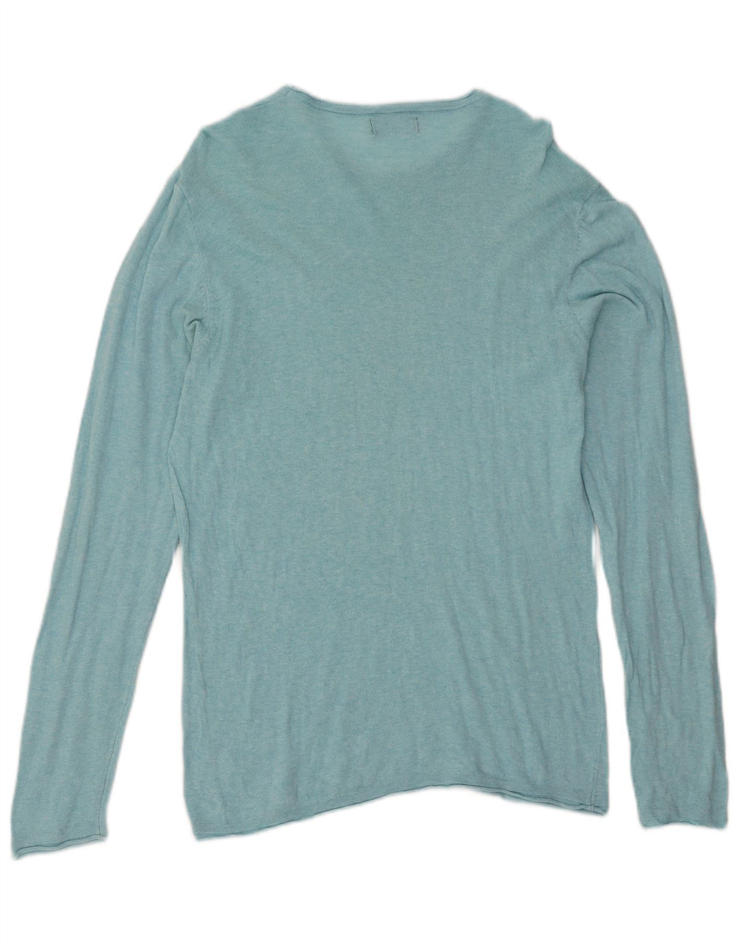 Zara Hombre Jersey De Cuello Redondo Jersey Grande Azul