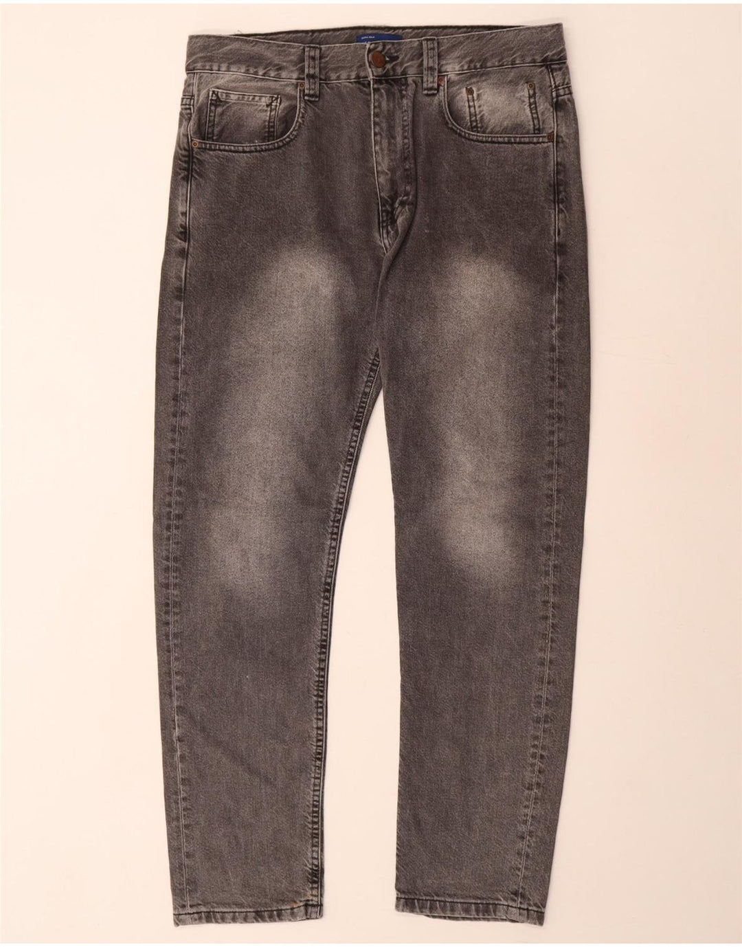 ZARA Vaqueros Slim Hombre EU 40 Medium W31 L29 Algodón Gris