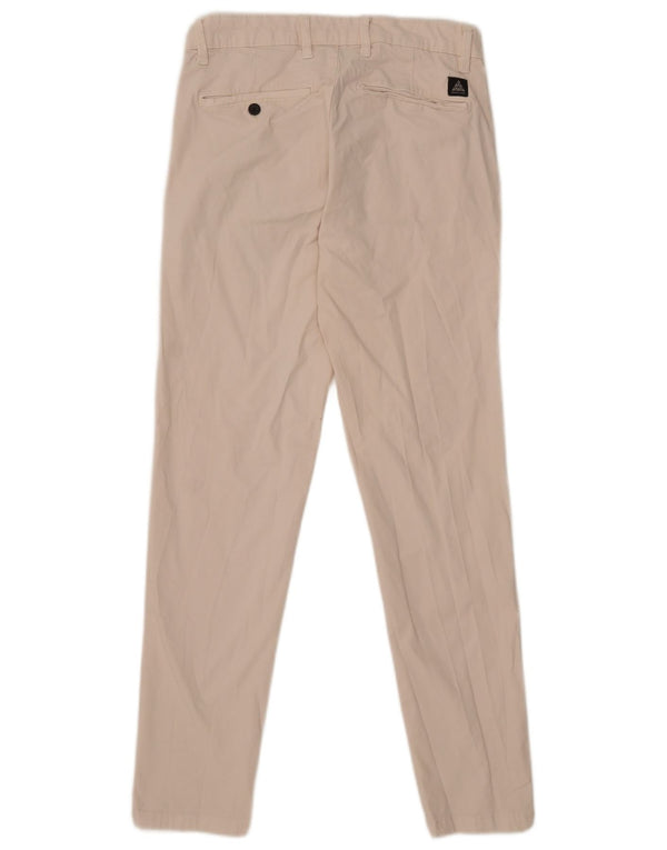 Zara Hombre Pantalón Chino Slim Fit EU 40 Medium W31 L29 Algodón Beige