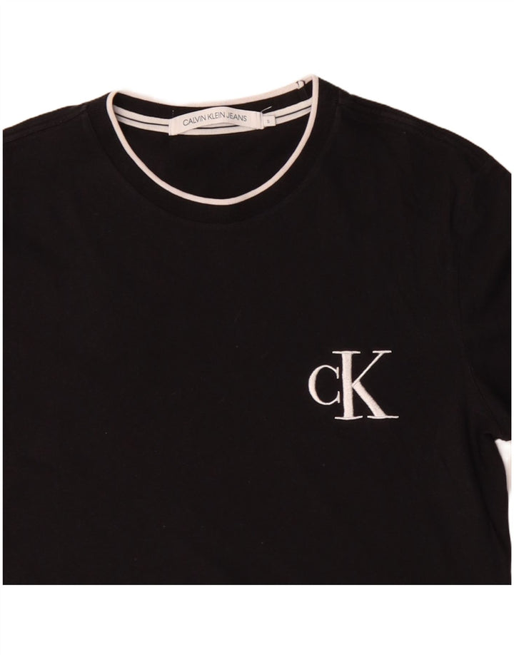 CALVIN KLEIN JEANS Camiseta Hombre Top Small Negro Algodón