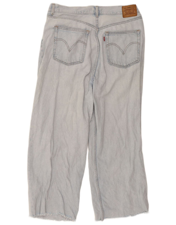Jeans Levi's Crop High Rise Sueltos Para Mujer W32 L25 Algodón Azul