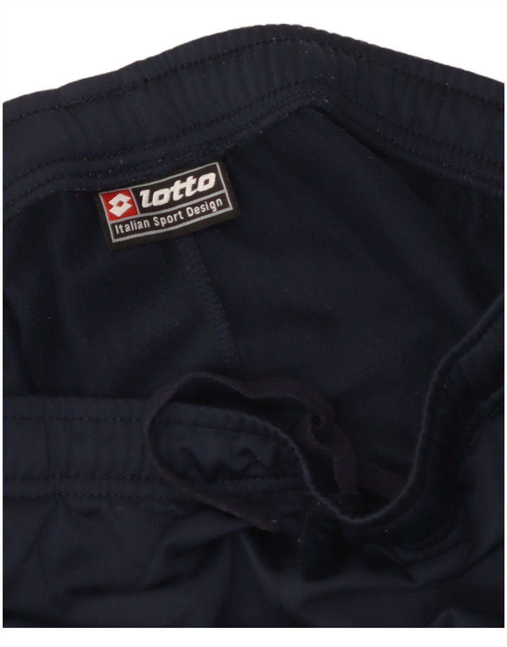Lotto Hombre Pantalones De Chándal Gráfico Grande Azul Marino
