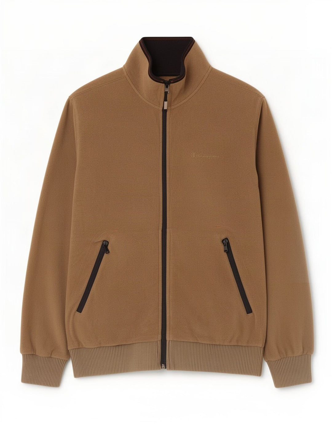 Champion Chaqueta polar para hombre UK 38 Poliéster marrón medio