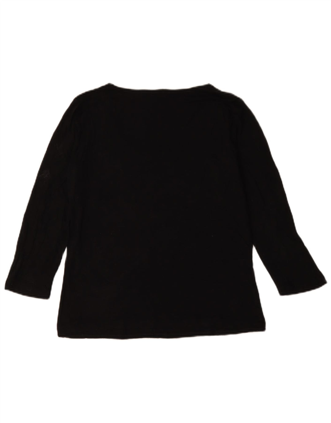 Hobbs Top Mujer Manga 3/4 UK 42 Viscosa Negra Mediana