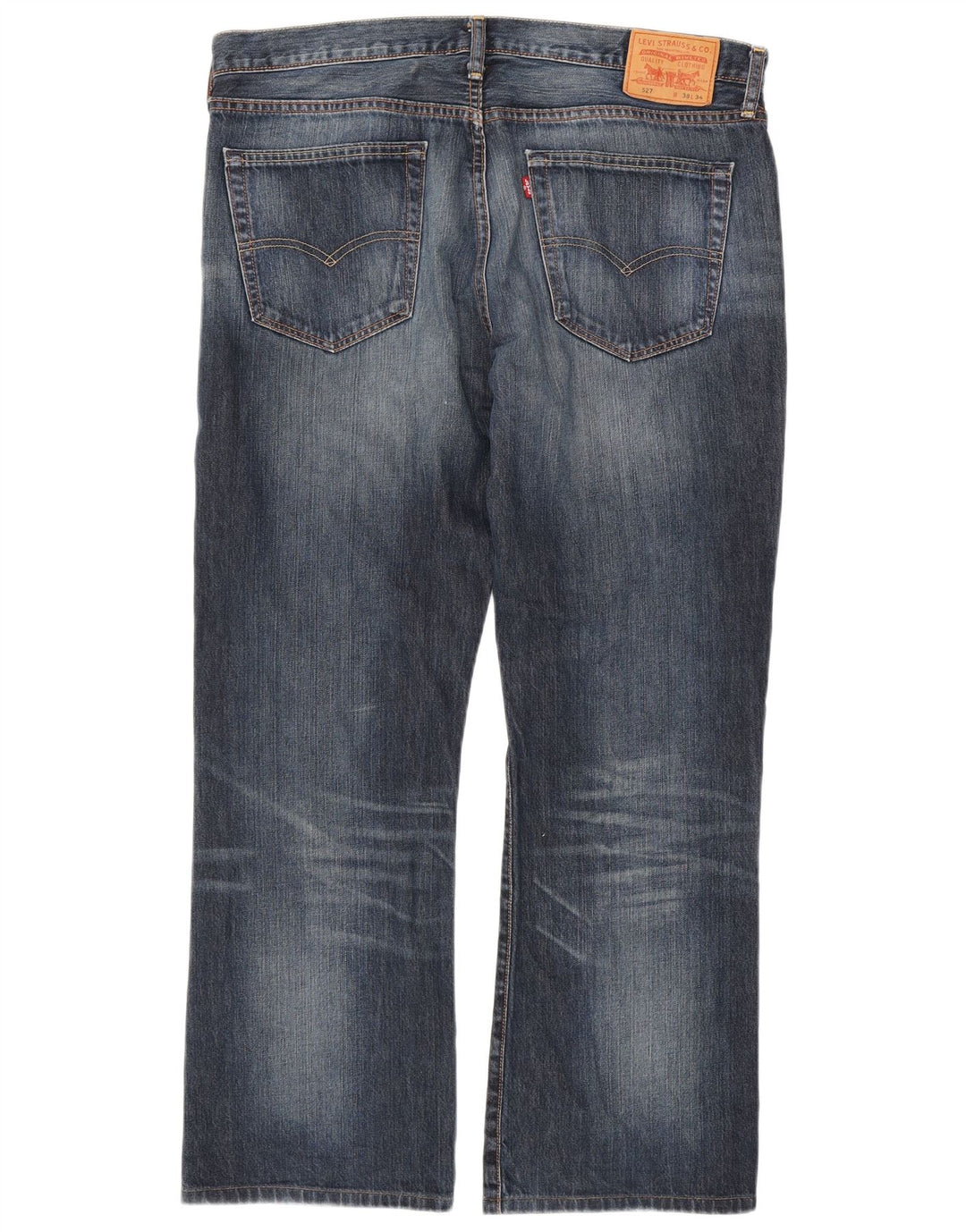 Levi's Hombre 527 Vaqueros Bootcut W38 L30 Algodón Azul Marino