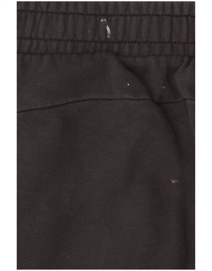 Puma - Pantalones cortos deportivos para hombre, talla grande, algodón negro