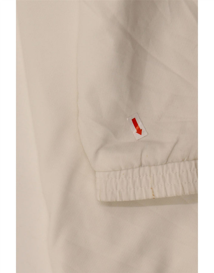 ADIDAS Mens Clima 365 Chándal Top Chaqueta Pequeña Blanco Colorblock