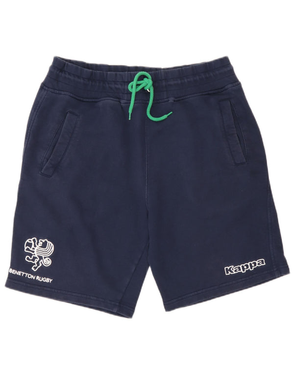 Kappa Mens Graphic Sport Shorts Grande Azul Marino Algodón