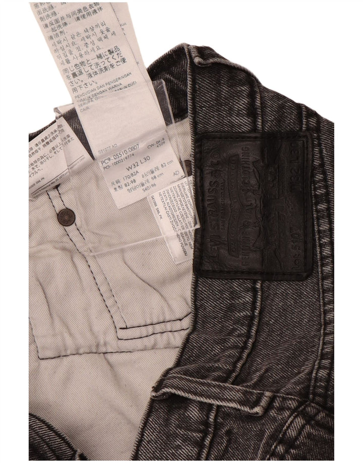 LEVI'S Jeans ajustados 510 para hombre W32 L30 Algodón gris