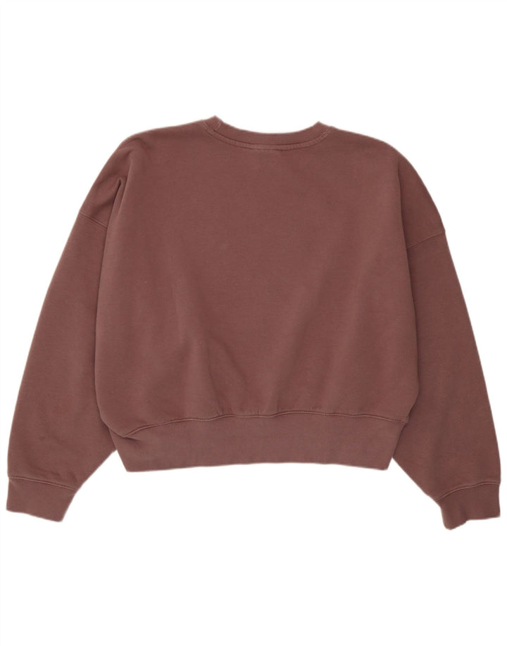Adidas - Sudadera extragrande para mujer, talla 12, algodón morado mediano