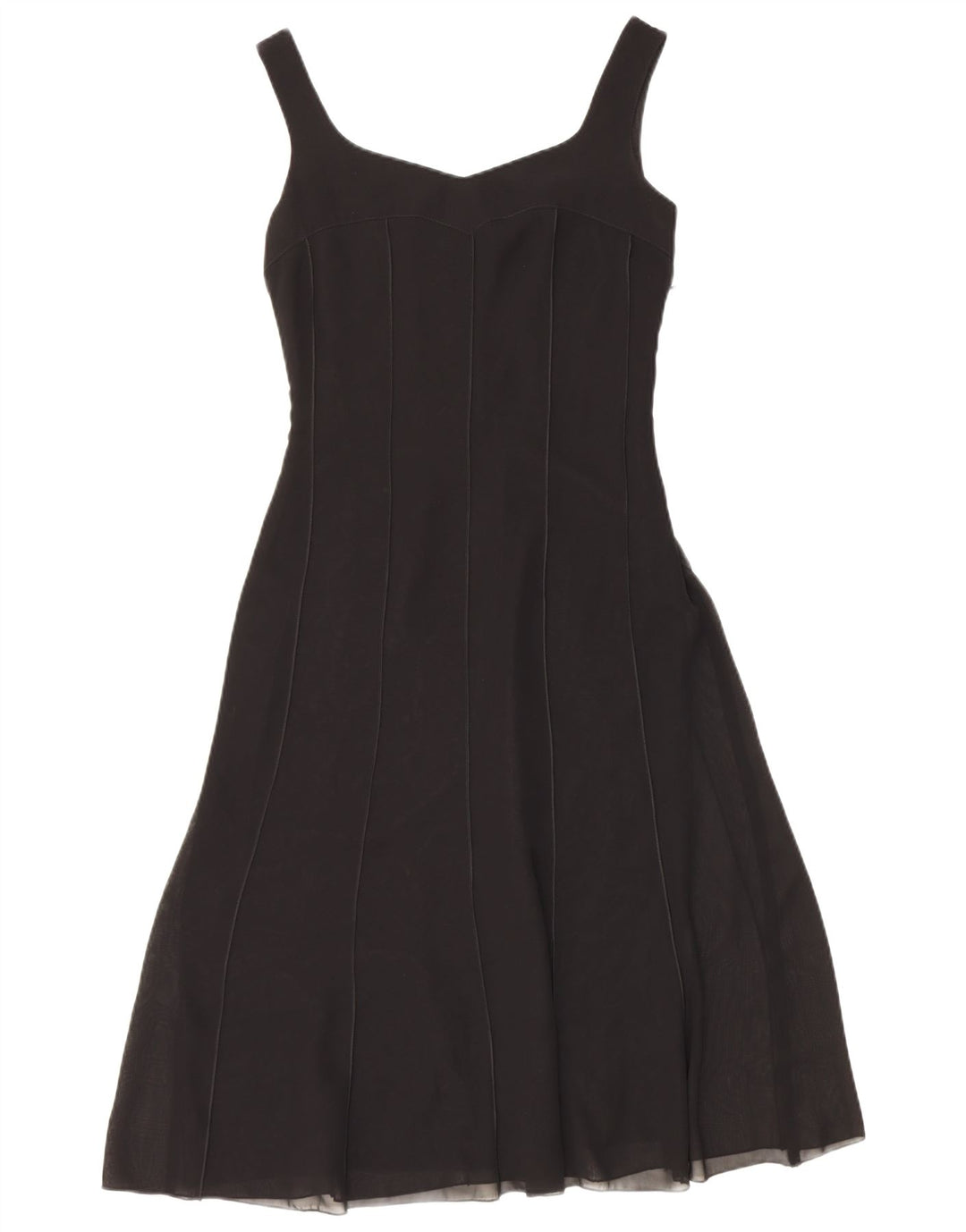 Dream Vestido de Noche sin Mangas para Mujer UK 8 Small Poliéster Negro