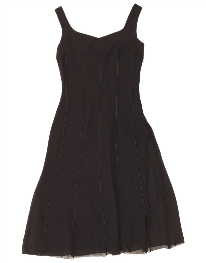 Dream Vestido de Noche sin Mangas para Mujer UK 8 Small Poliéster Negro
