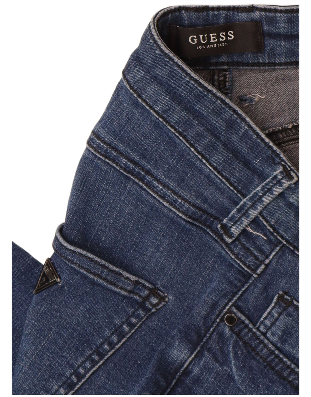 Vaqueros Guess Mujer Skinny W28 L26 Azul Marino Algodón