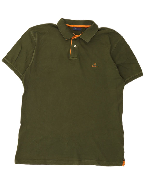 Gant Polo Hombre XL Algodón Verde