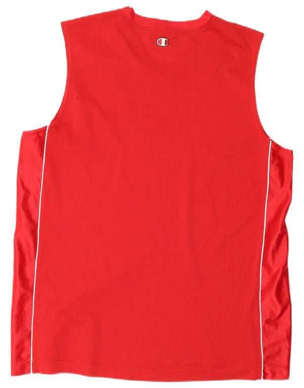 Champion Chaleco Hombre XL Poliéster Rojo