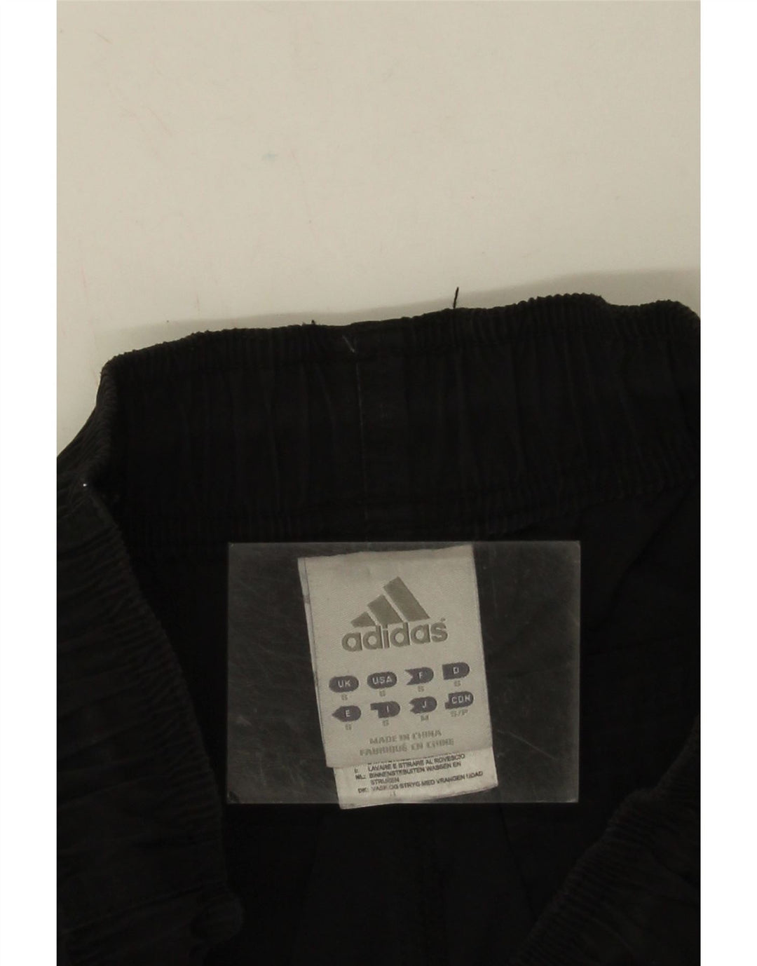 Adidas - Pantalón cargo recto para hombre, talla pequeña, W28 L32, poliéster negro
