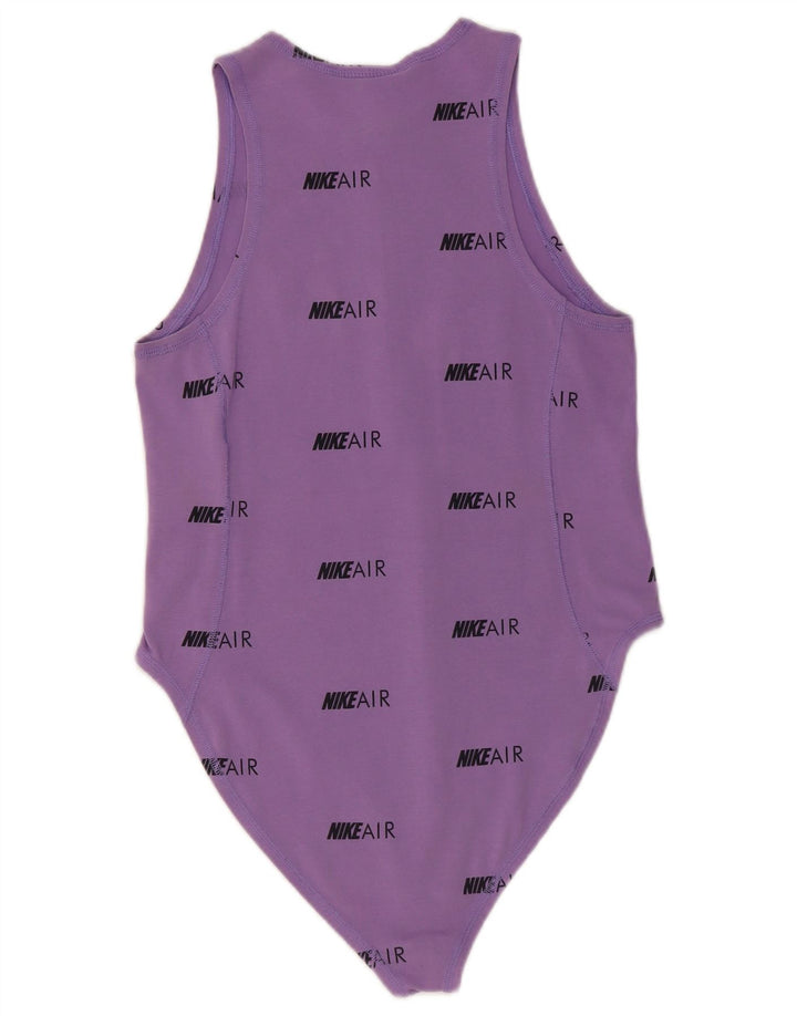 Nike Body gráfico para mujer UK 42 Algodón morado mediano