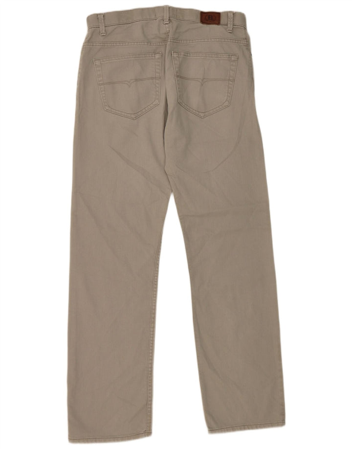 Marks & Spencer Vaqueros rectos azules Harbor para hombre W34 L33 Algodón gris