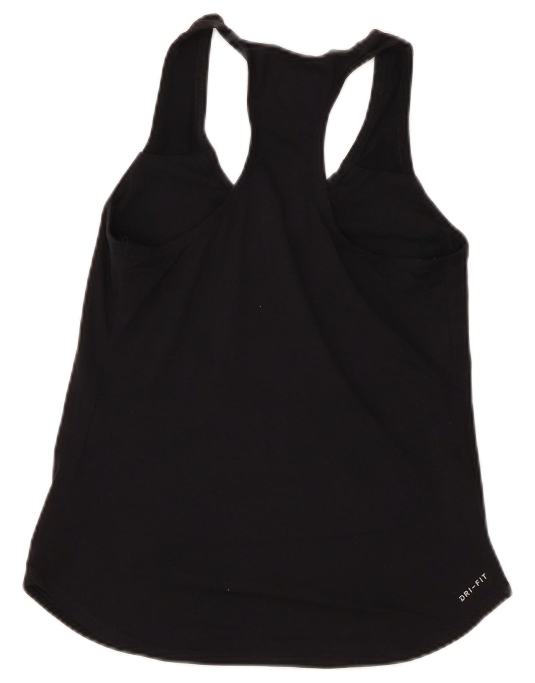 Nike - Camiseta sin mangas Dri Fit para mujer, talla 8, color negro