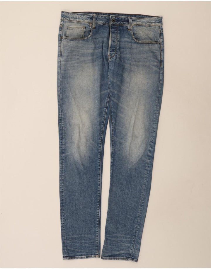 Vaqueros G-Star 3301 Slim para hombre W36 L38 Algodón azul