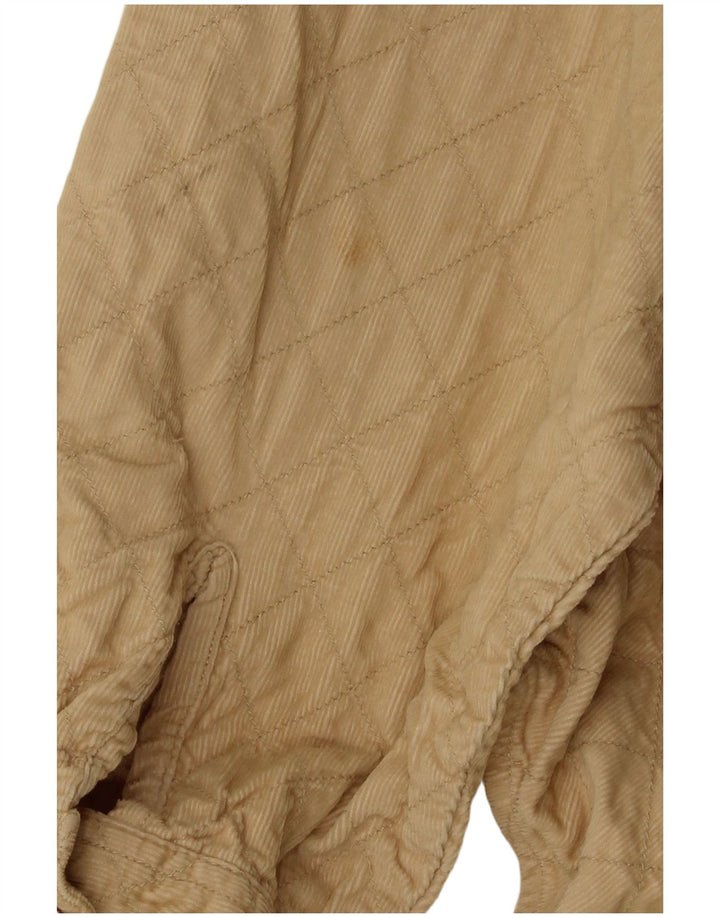 EDDIE BAUER Camisa de pana extragrande para mujer Reino Unido 46 Algodón beige grande