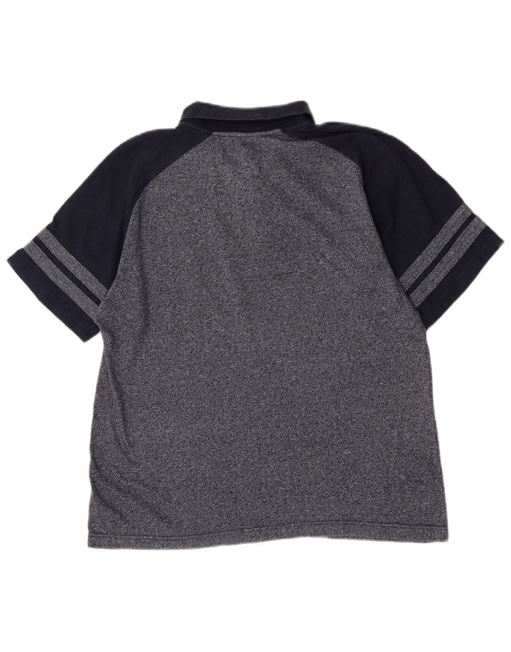 Champion Polo para hombre de algodón color block en azul marino mediano