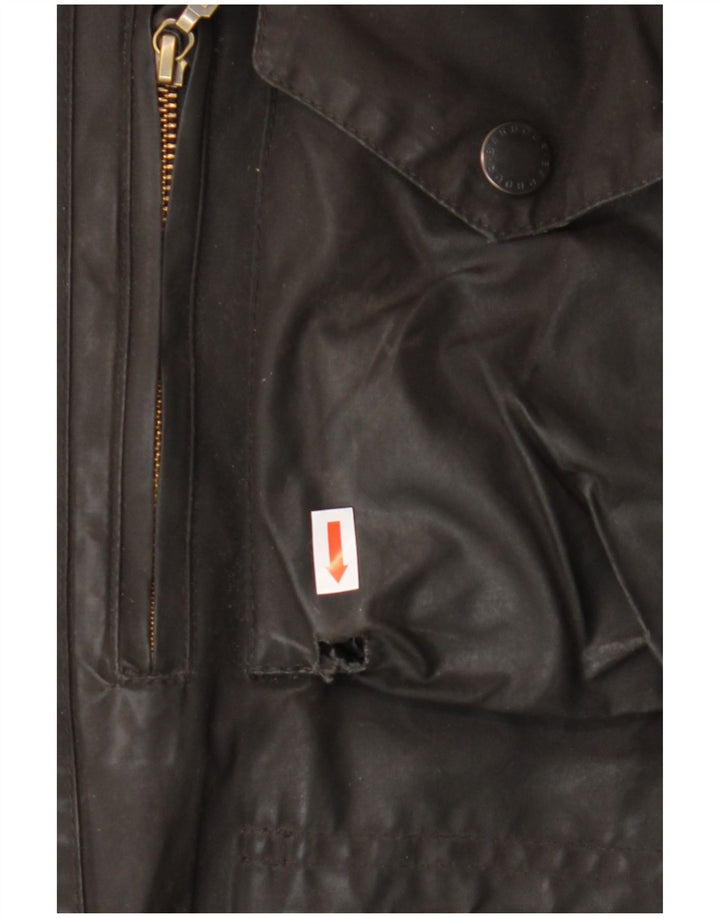 BARBOUR Chaqueta de algodón encerado para hombre UK 38 Marrón medio
