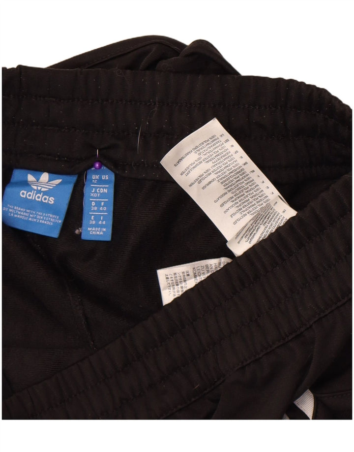 Adidas Pantalones cortos deportivos para mujer UK 40 Mediano Negro Colorblock Poliéster