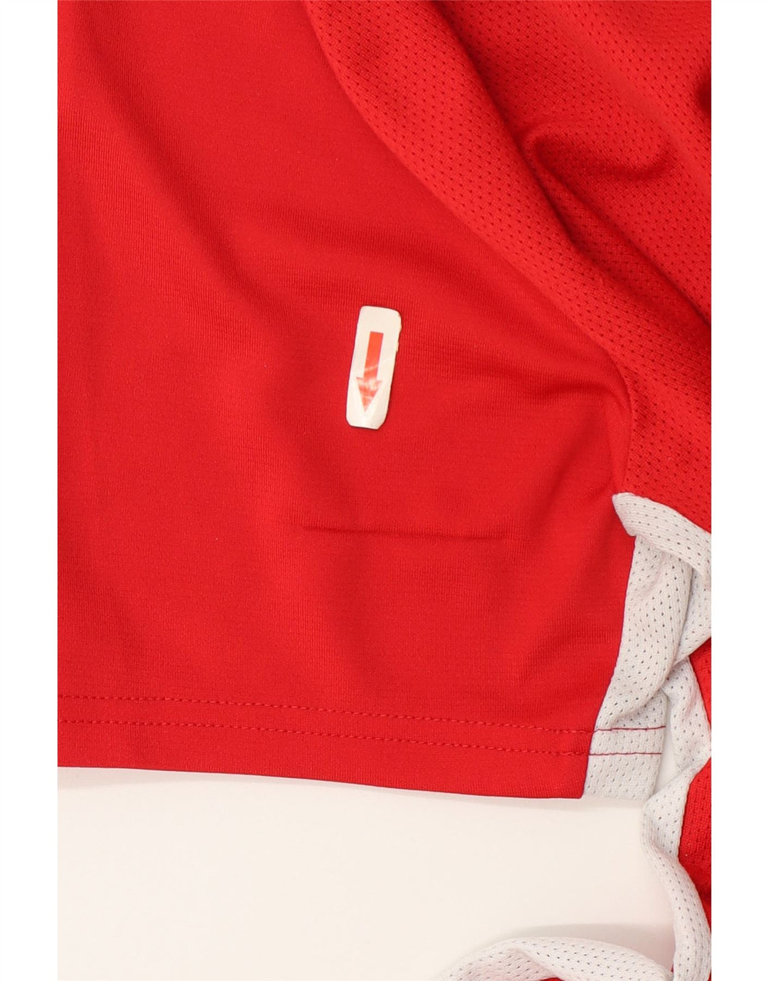 Camiseta Nike Dri Fit para hombre Top medio rojo color block Poliéster