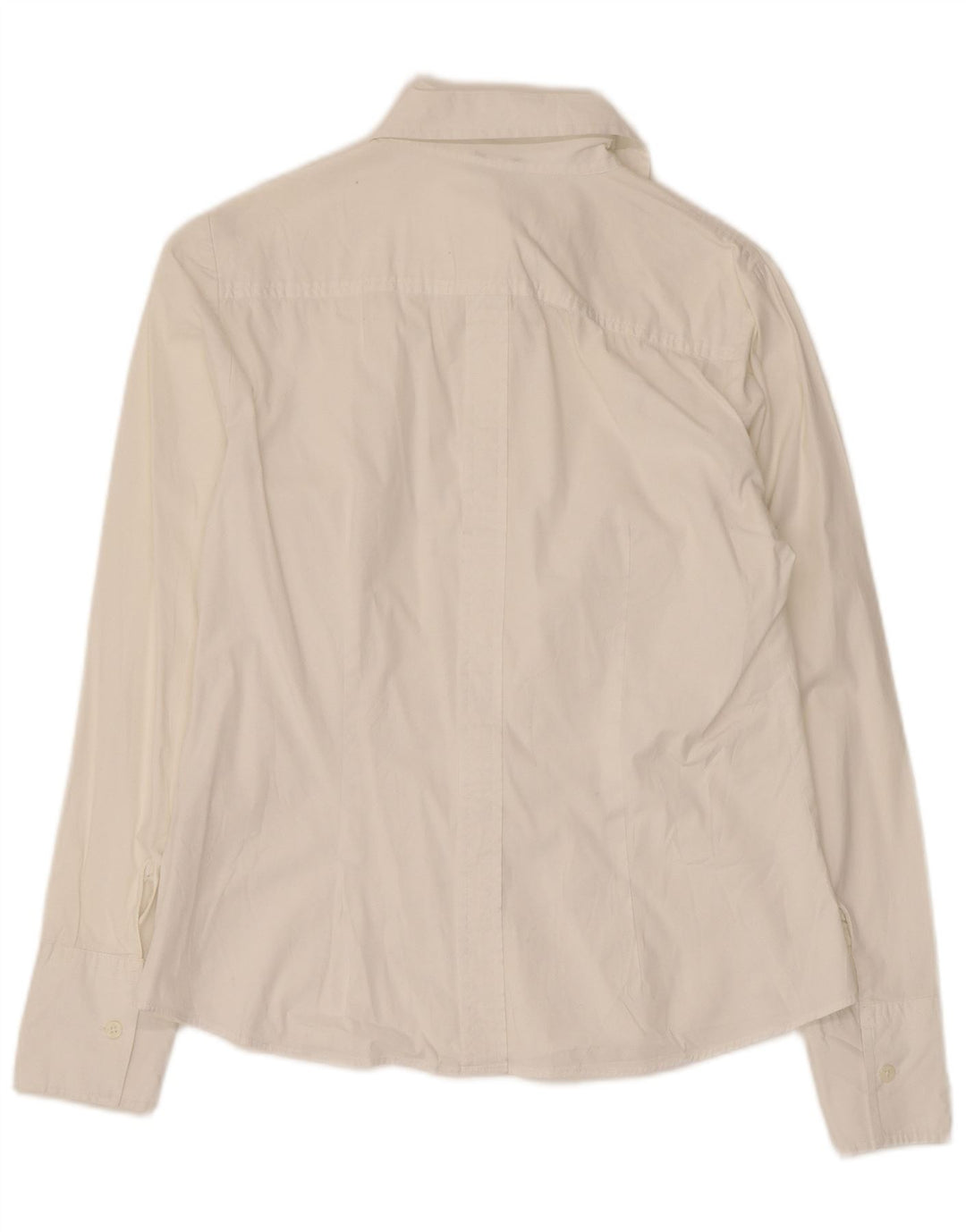 Camisa Benetton Mujer ES 44 Grande Blanco