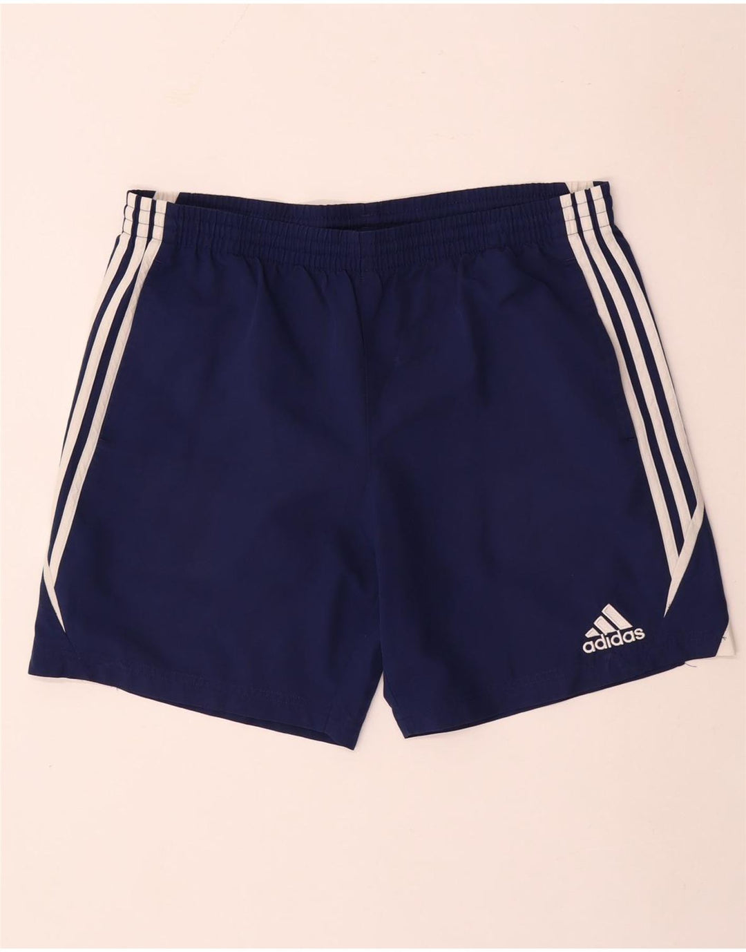 Adidas - Pantalones cortos deportivos para hombre, talla grande, color azul marino, poliéster