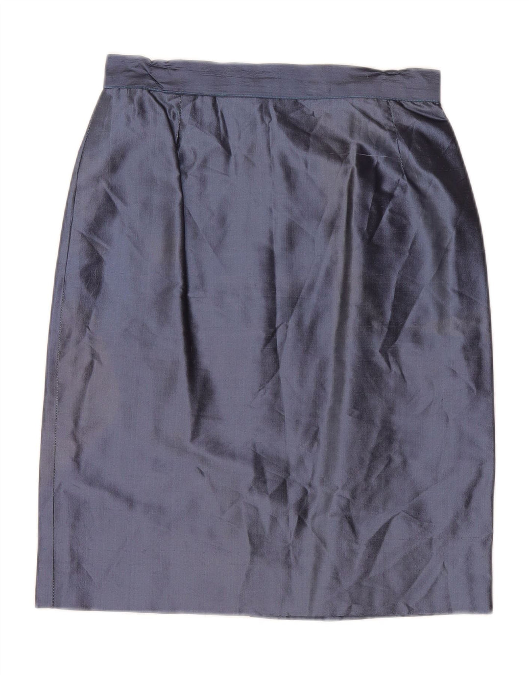 VINTAGE Womens Pencil Skirt W26 Small  Navy Blue Vintage Vintage and Second-Hand Vintage from Messina Hembry 