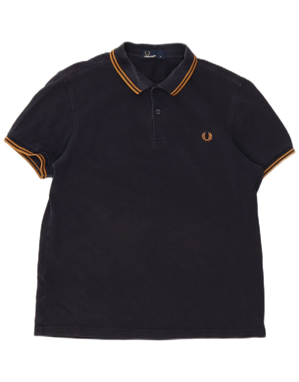 Polo Fred Perry Hombre Algodón Azul Marino Medio