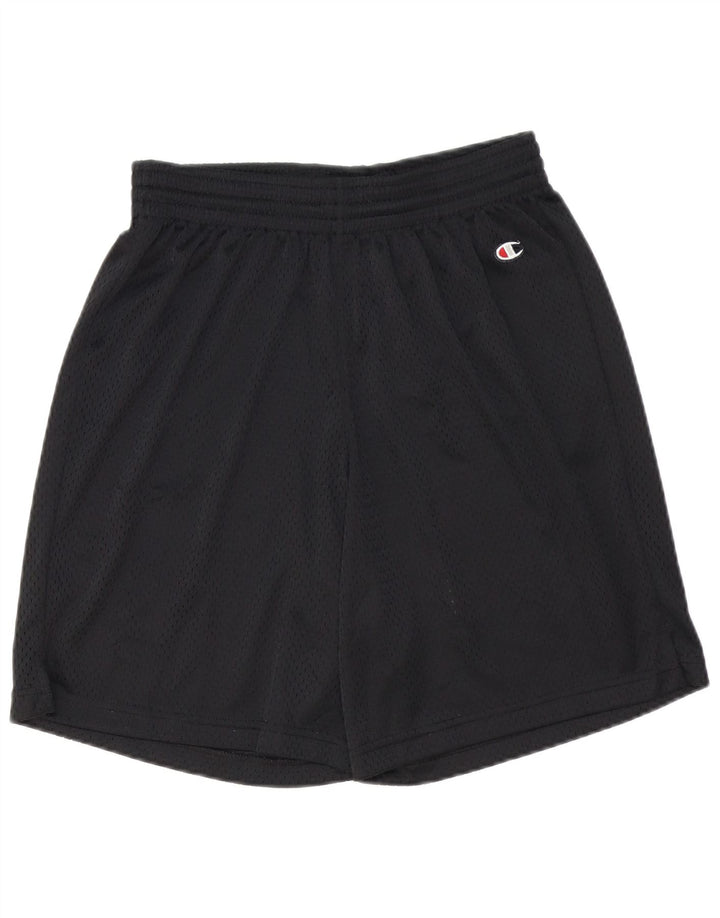 Champion Pantalones Cortos Deportivos Para Hombre Pantalones Deportivos De Poliéster Negro Mediano
