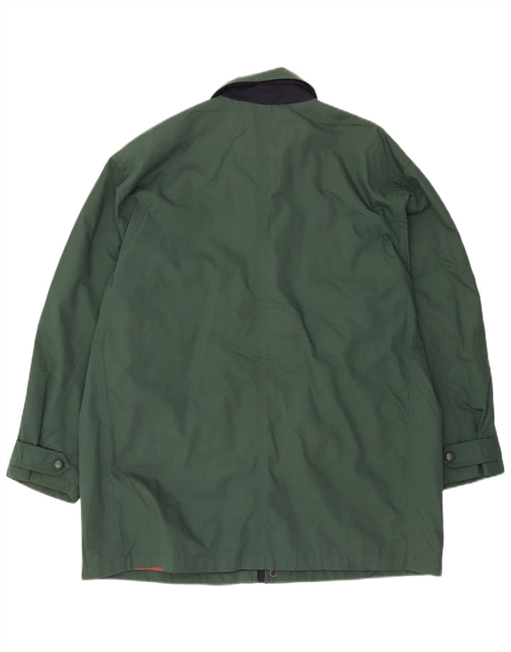 Vintage hombres chaqueta utilitaria Reino Unido 42 XL verde