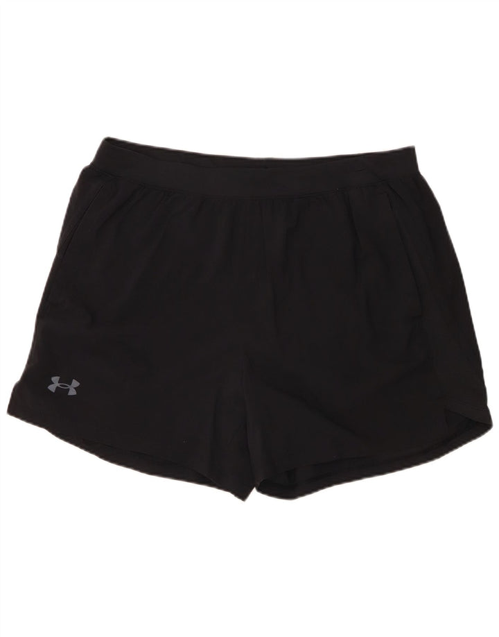 Under Armour Pantalones cortos deportivos para hombre XL Poliéster negro