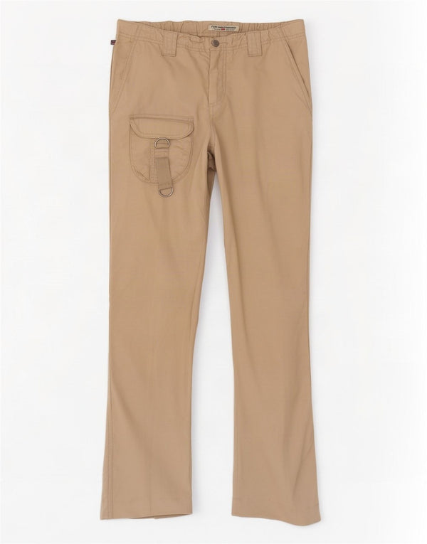 Ralph Lauren Pantalones cargo rectos para mujer US 8 Medium W30 L29 Beige