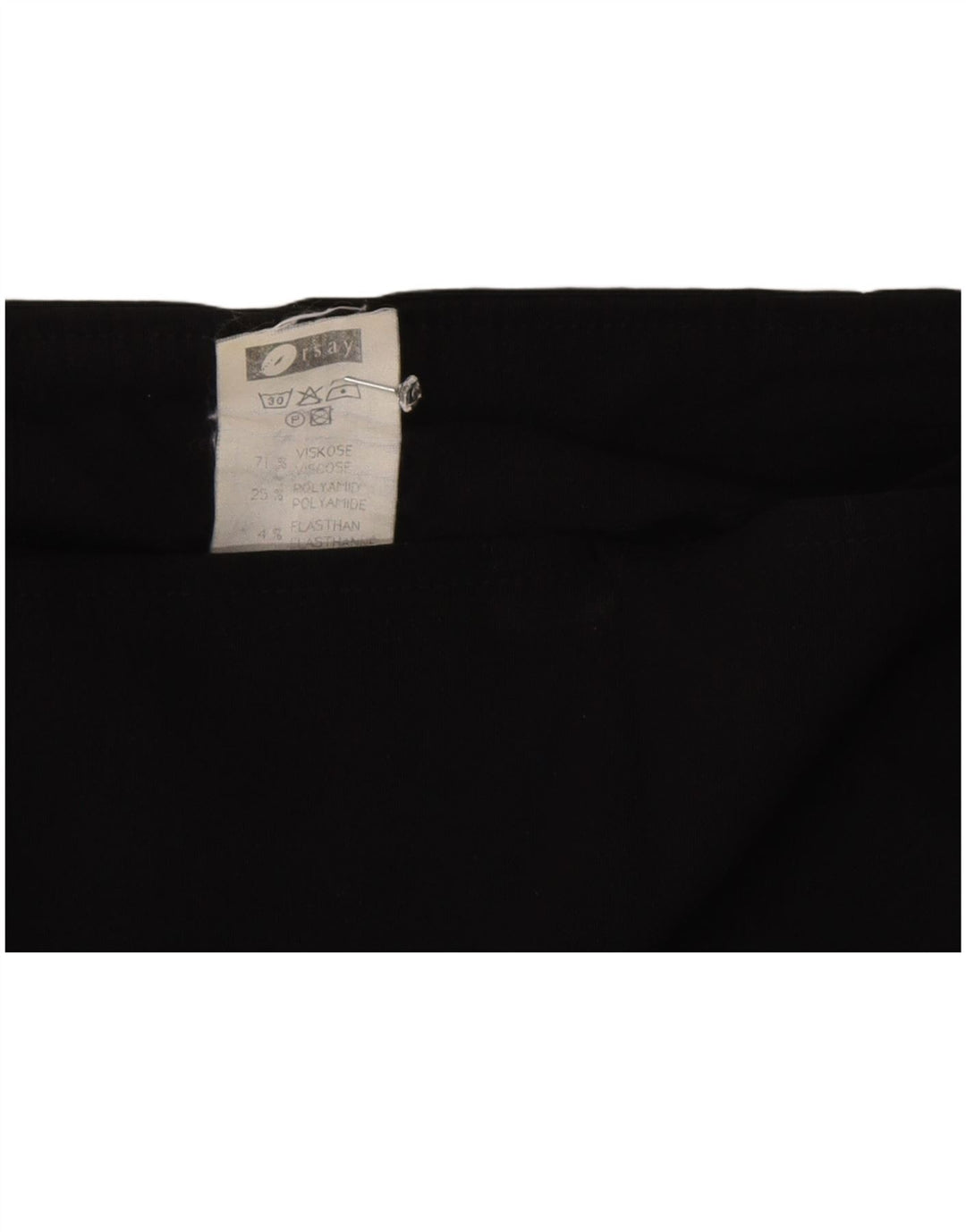 Minifalda cruzada Orsay para mujer IT 42 Medium W30 Viscosa negra