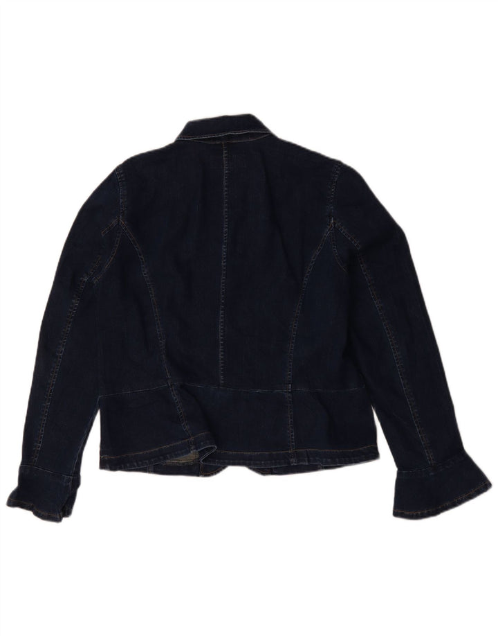 Ralph Lauren Chaqueta vaquera para mujer US 14 XL Algodón azul marino