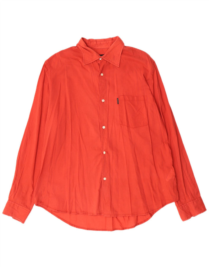 Calvin Klein Jeans Camisa para hombre 2XL Algodón rojo