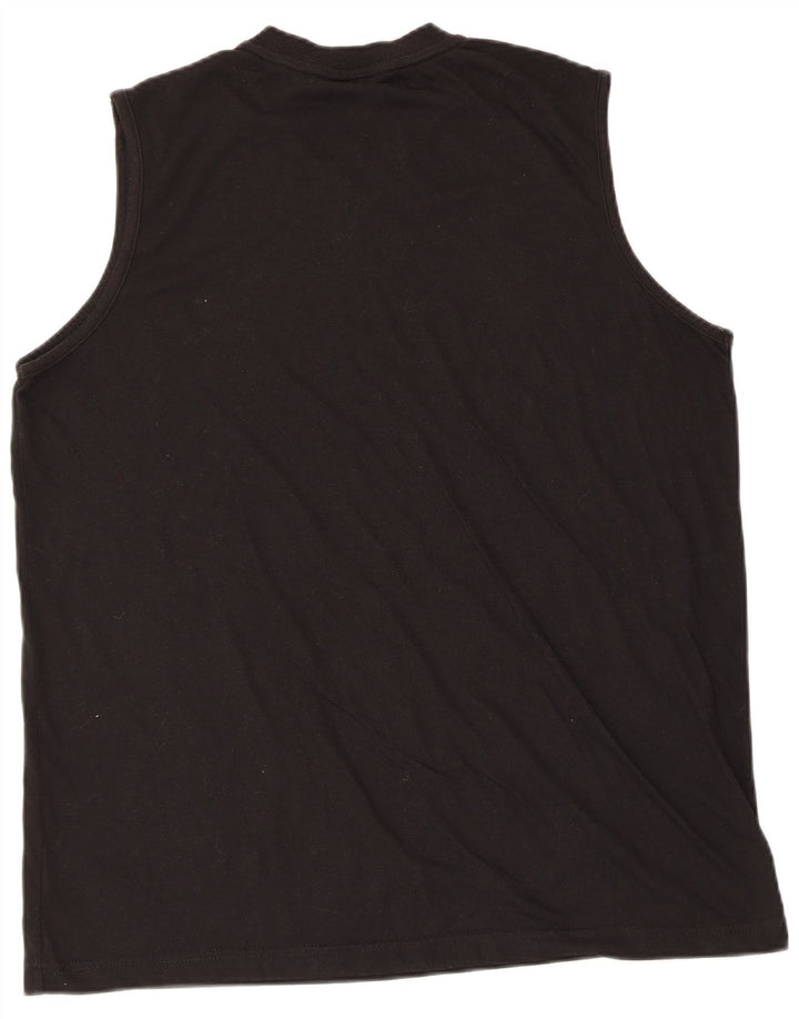 Umbro Hombre Chaleco Top XL Negro Poliéster Deportes