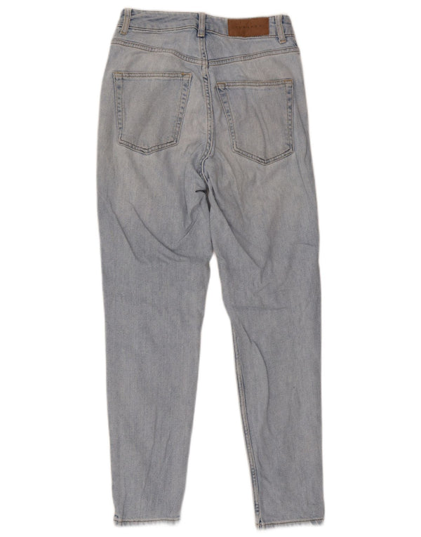 Vaqueros Mom Tapered Mujer Topshop W26 L30 Algodón Azul