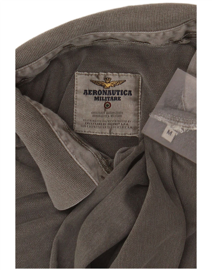 Aeronautica Militare Polo Hombre Gris Medio