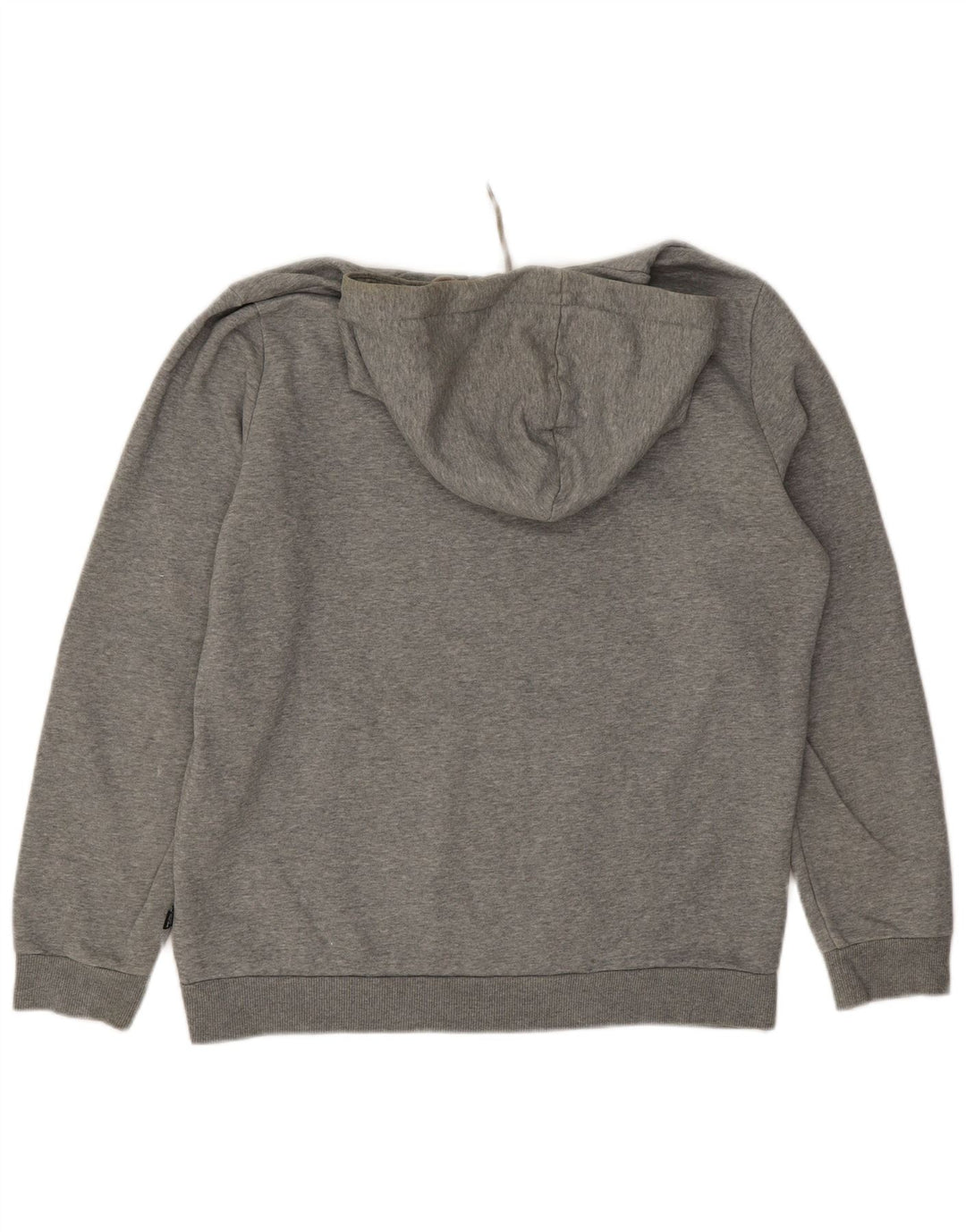 Puma Hombre Sudadera Con Capucha Gráfica Jersey De Algodón Gris Medio